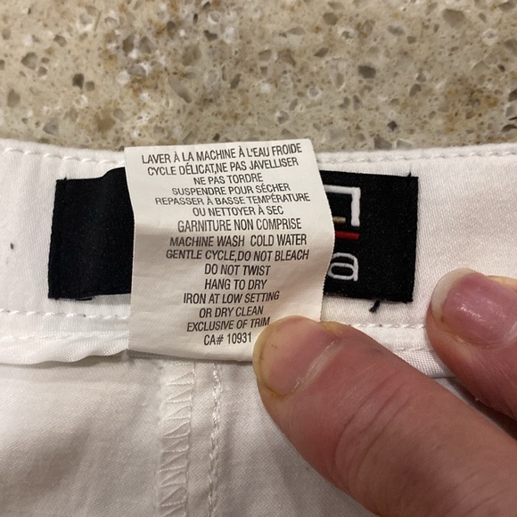 Laura White Trim Slim Leg Capris Size 14 - Picture 10 of 10